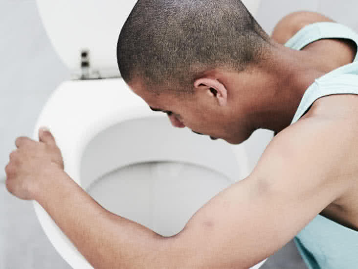 throwing up bile