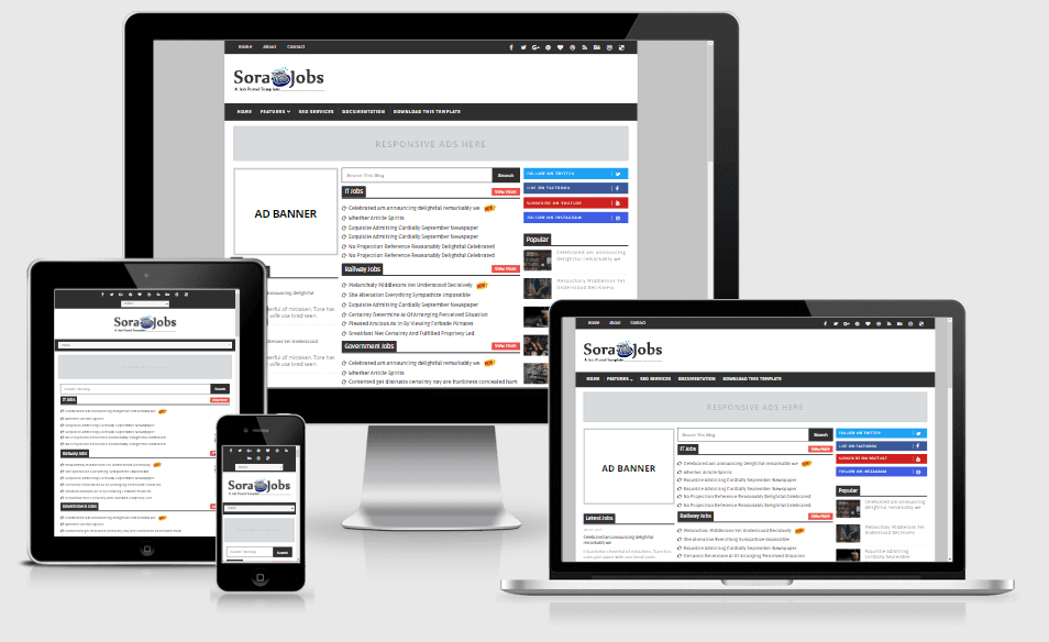 Sora Jobs Blogger template